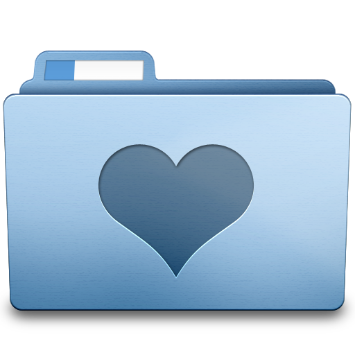 Blue Favorites Icon 512x512 png